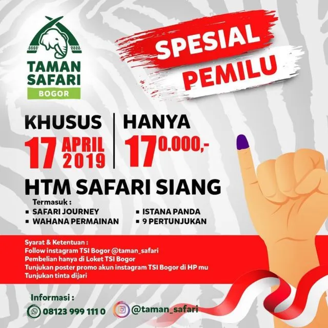 Serba-Serbi Promo Pemilu 2019 yang Bisa Dinikmati Usai Nyoblos. Sayang Kalau Dilewatkan! 23