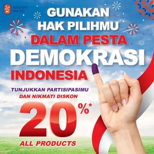 Serba-Serbi Promo Pemilu 2019 yang Bisa Dinikmati Usai Nyoblos. Sayang Kalau Dilewatkan! 24