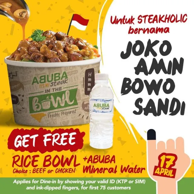 Serba-Serbi Promo Pemilu 2019 yang Bisa Dinikmati Usai Nyoblos. Sayang Kalau Dilewatkan! 17