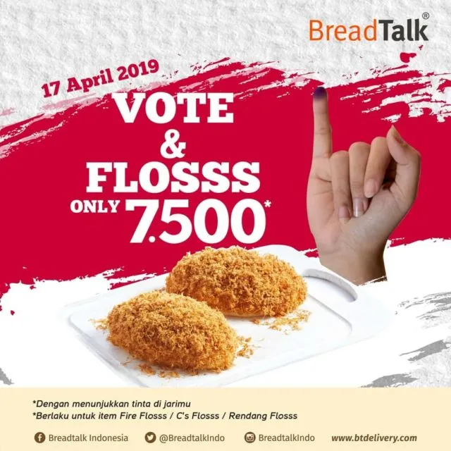 Serba-Serbi Promo Pemilu 2019 yang Bisa Dinikmati Usai Nyoblos. Sayang Kalau Dilewatkan! 16