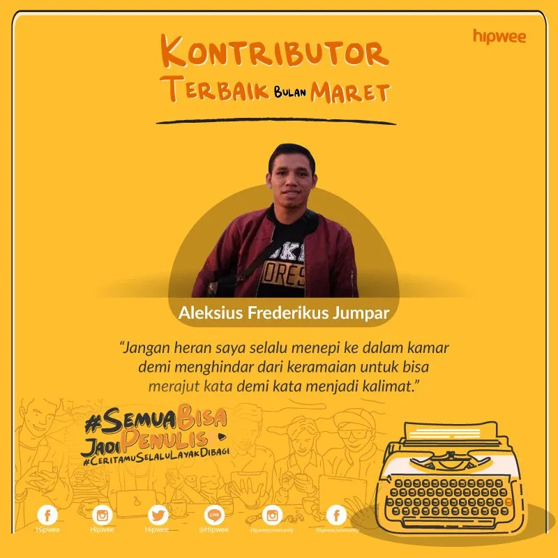 Inilah 3 Kontributor Terbaik Hipwee Bulan Maret. Ada Juga Lho yang Menulis untuk Melawan Ego 4