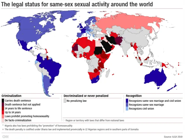 Ini Peta di Mana LGBT Bisa Dihukum Mati. Ternyata Bukan Cuma di Brunei Darussalam Saja 3