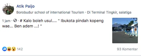 Cek 7 Usulan Warganet terhadap Isu Pemindahan Ibu Kota dari Jakarta, Mana nih yang Paling Relevan? 13