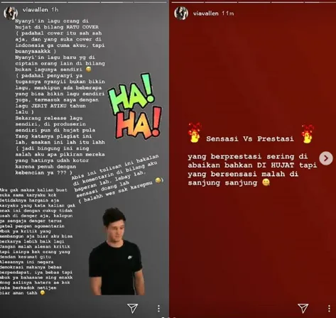 Dituduh Jadi 'Ratu Cover' Meski Karyanya Bagus-Bagus, Via Vallen: 'Wes Sak Karepmu!' 4