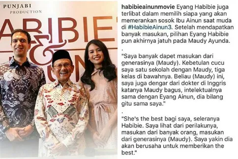 Maudy Ayunda Berprestasi Lagi! Bakal Memerankan 'Ainun' dan Dipilih Langsung Sama Eyang Habibie 4