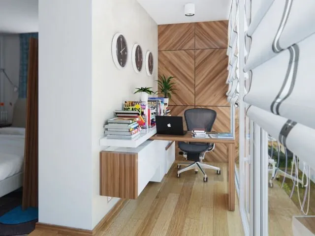 11 Desain Workspace Minimalis Buatmu yang Kerja dari Rumah. Privasi Iya, Kondusif Juga 14