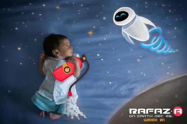 8 Ide Kreatif Foto Bayi dengan Tema Film Animasi. Lucunya, Bikin Pengen Punya Satu yang Begini~ 9
