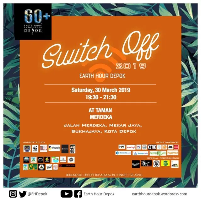 Ajak Bergaya Hidup Ramah Lingkungan, Earth Hour Depok Sukses Adakan