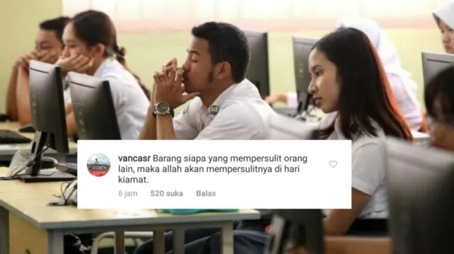 14 Luapan Hati Kocak Dedek-dedek Habis UNBK Matematika. Akun Kemendikbud jadi Sasaran 26