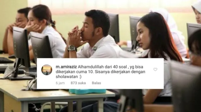 14 Luapan Hati Kocak Dedek-dedek Habis UNBK Matematika. Akun Kemendikbud jadi Sasaran 27