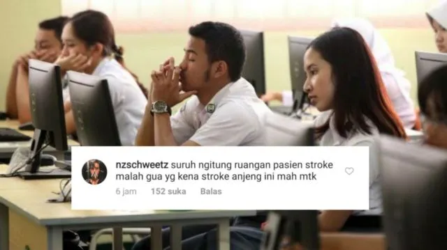 14 Luapan Hati Kocak Dedek-dedek Habis UNBK Matematika. Akun Kemendikbud jadi Sasaran 20