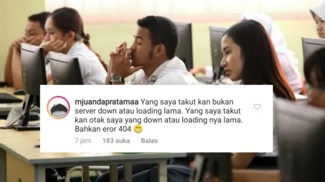 14 Luapan Hati Kocak Dedek-dedek Habis UNBK Matematika. Akun Kemendikbud jadi Sasaran 28