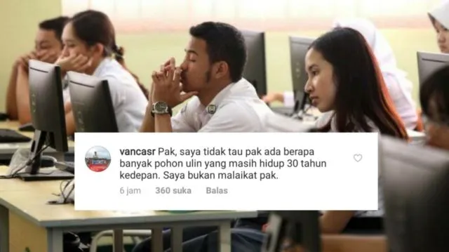 14 Luapan Hati Kocak Dedek-dedek Habis UNBK Matematika. Akun Kemendikbud jadi Sasaran 22