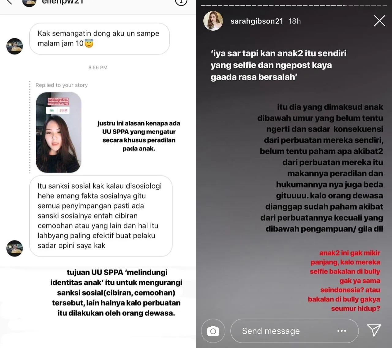 Sarah Gibson Bahas Viralnya #JusticeforAudrey dari Sisi UU SPPA. Begini Penjelasannya! 5