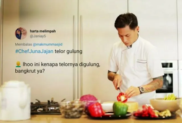 13 Imajinasi Liar Warganet Bayangkan #ChefJunaJajan di Pinggir Jalan. Apa Aja Dibercandain nih 18