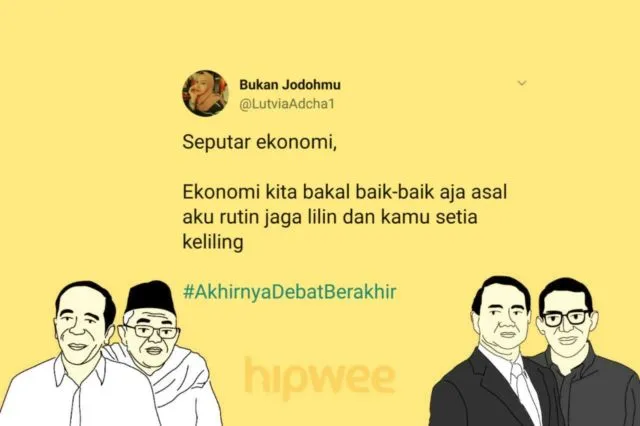 13 Cuitan Warganet Ini Jadi Hiburan Tersendiri dari Debat Semalam. Yay, #AkhirnyaDebatBerakhir Juga~ 19