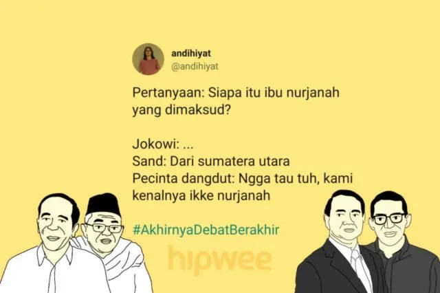 13 Cuitan Warganet Ini Jadi Hiburan Tersendiri dari Debat Semalam. Yay, #AkhirnyaDebatBerakhir Juga~ 20