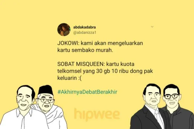13 Cuitan Warganet Ini Jadi Hiburan Tersendiri dari Debat Semalam. Yay, #AkhirnyaDebatBerakhir Juga~ 21