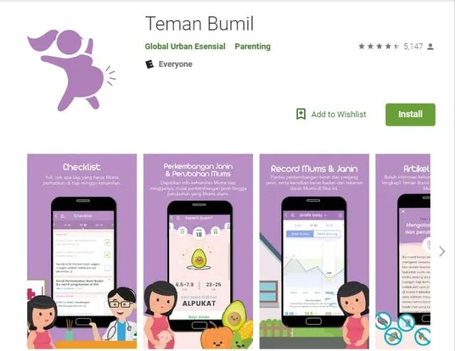10 Aplikasi Android Gratis dan Penting untuk Ibu Hamil. Wajib Unduh Agar Masa Kehamilan Lebih Mulus 11