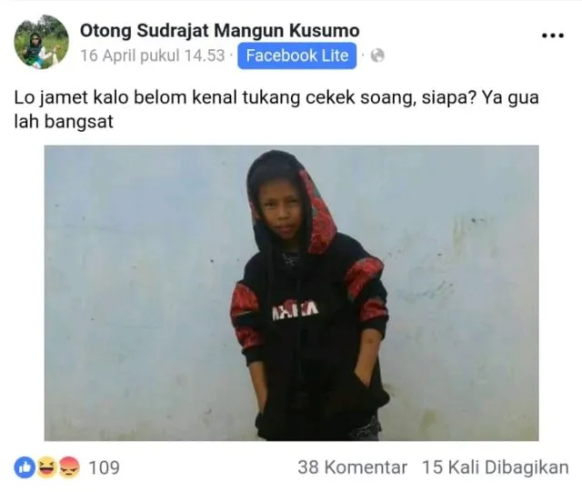 13 Status Kocak Otong Sudrajat, Bocah Penakluk Soang Asal Sunda. Aksinya Bikin Ngakak Sampai Mules 14