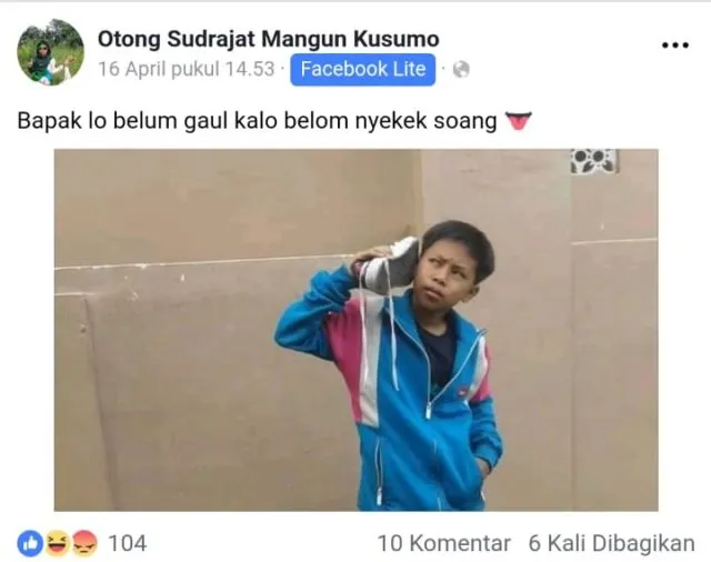 13 Status Kocak Otong Sudrajat, Bocah Penakluk Soang Asal Sunda. Aksinya Bikin Ngakak Sampai Mules 17