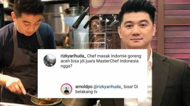 14 Reaksi Kocak Chef Arnold Tanggapi Komentar Kocak Warganet. Nggak Nyangka, Aslinya Receh Banget 26