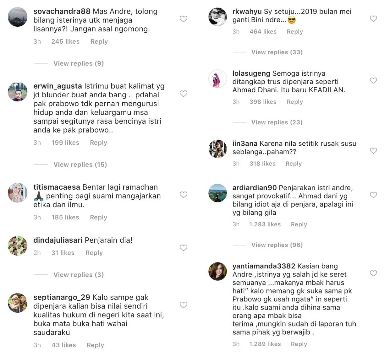 Istri Andre Taulany Dianggap Menghina Prabowo, Warganet pun Tuntut Pertanggungjawaban 7