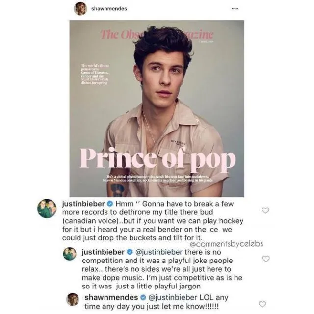 Justin Bieber Nggak Suka Saat Shawn Mendes Dapat Gelar