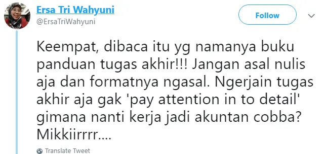 Jerit Hati Seorang Dosen Soal Mahasiswa Bimbingannya. Banyak Pesan Menohok yang Perlu Diresapi! 12