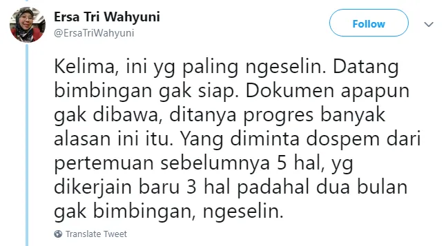 Jerit Hati Seorang Dosen Soal Mahasiswa Bimbingannya. Banyak Pesan Menohok yang Perlu Diresapi! 13