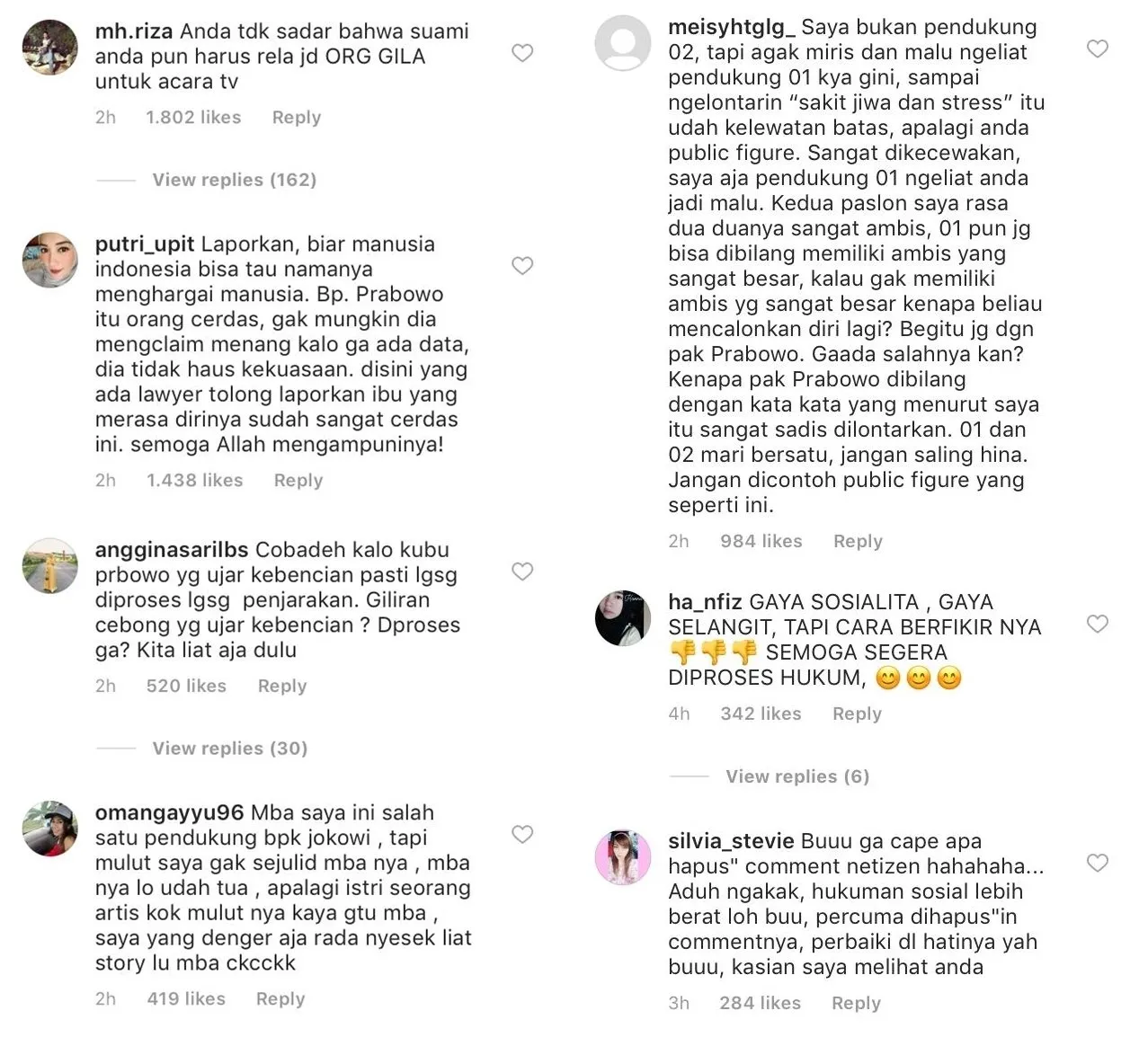 Istri Andre Taulany Dianggap Menghina Prabowo, Warganet pun Tuntut Pertanggungjawaban 6