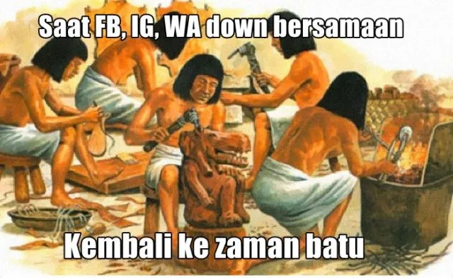 13 Meme yang Warnai Hari Saat IG, FB, dan Whatsapp Down Kemarin. Hiburan Lain Sembari Buka Twitter 14