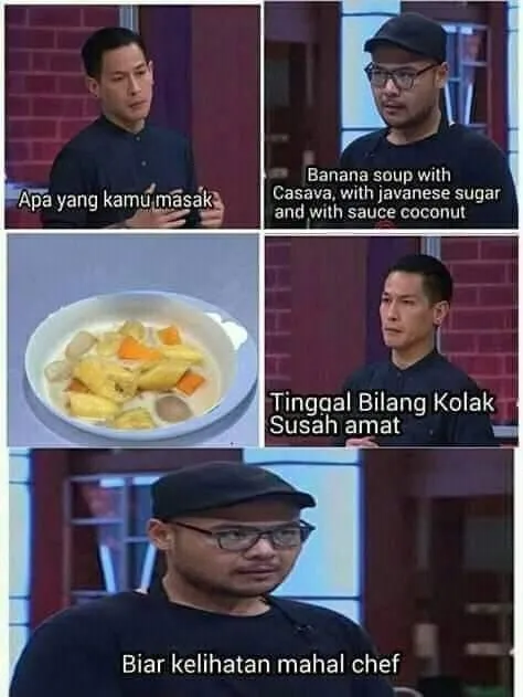 13 Meme MasterChef yang Bakal Mengocok Perutmu. Chef Juna Gagal Garang Kalau Begini Caranya 17