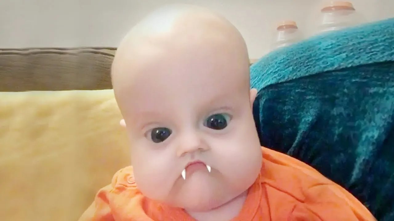 10 Ekspresi Kocak Bayi Saat Dikerjain Pakai Filter Kamera. Aduh, Anak Manis Udah Bisa Lawak Gini! 17