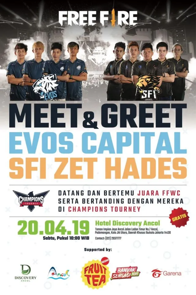 Adu Skill Gaming Bareng Juara Dunia di Free Fire World Championship Gathering 4