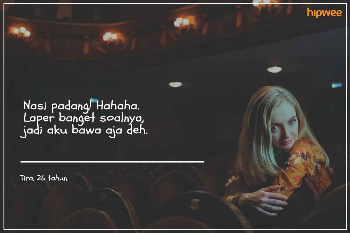 9 Hal Nggak Wajar yang Pernah Dibawa Saat Nonton Bioskop. Dari Nasi Padang Sampai Istri Orang! 11