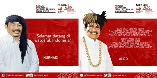 Pasangan Capres Nurhadi-Aldo Dikabarkan Pamit dari Pilpres, 6 Hal Kocak ini Mungkin Jadi Penyebabnya 9