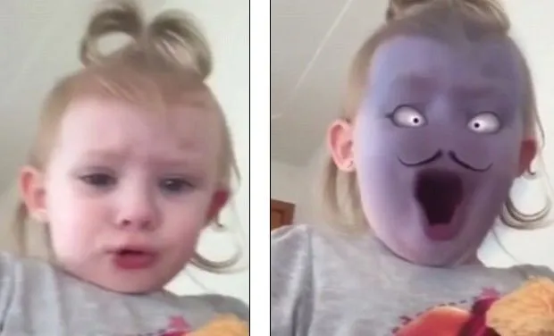 10 Ekspresi Kocak Bayi Saat Dikerjain Pakai Filter Kamera. Aduh, Anak Manis Udah Bisa Lawak Gini! 20