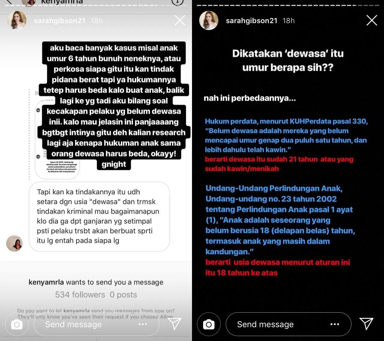 Sarah Gibson Bahas Viralnya #JusticeforAudrey dari Sisi UU SPPA. Begini Penjelasannya! 6
