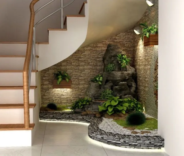 12 Ide Taman di Dalam Rumah Minimalis & Sederhana 19