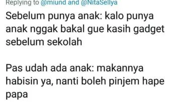 8 Cuitan Warganet Tentang Realita Pola Pikir Sebelum dan Sesudah Punya Anak. Beda Jauh Ternyata!