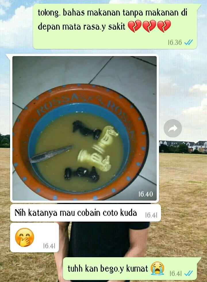 9+ Chat Lucu & Konyol Bareng Gebetan dan Kawan 13