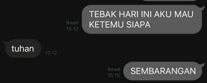 9+ Chat Lucu & Konyol Bareng Gebetan dan Kawan 11