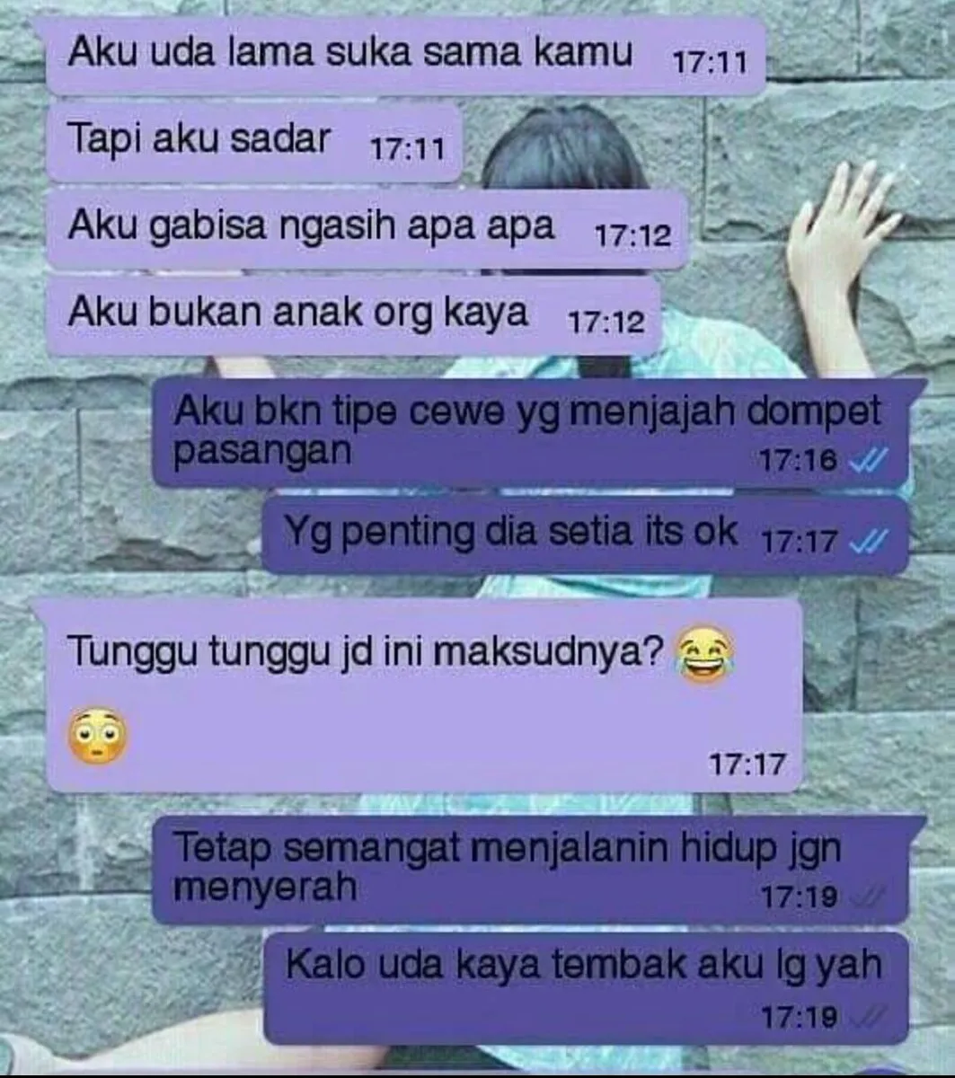 9+ Chat Lucu & Konyol Bareng Gebetan dan Kawan 17