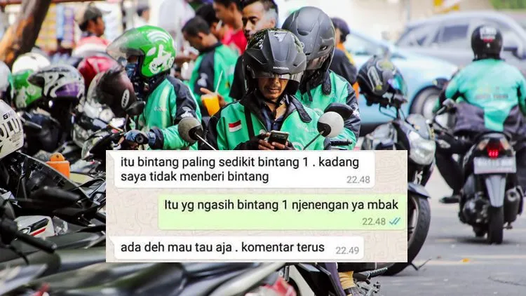 Penumpang Ngawur ini Harusnya Bikin Kita Belajar, Jangan Ngasih Bintang Sembarangan ke Driver Ojol!