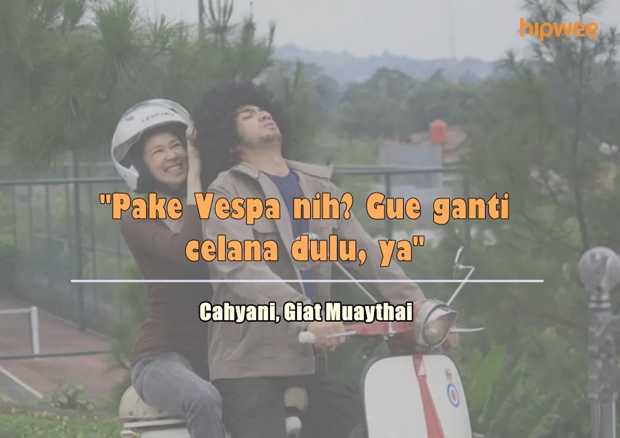 Saat Cewek Ditanya Soal Gimana Rasanya Dijemput Gebetan Pakai Vespa. Emangnya Seseru itu, Ya?
