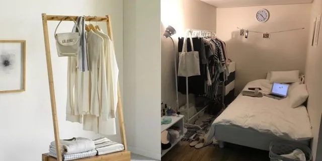 10 Dekorasi Kamar Aesthetic Sempit Sederhana ala Pinterest 14