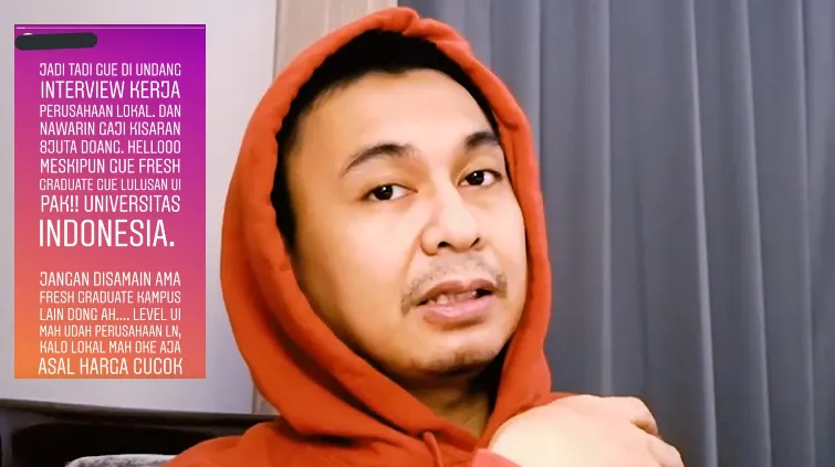 Raditya Dika Kasih Tanggapan Berbeda Soal Lulusan UI yang Tolak Gaji 8 Juta. Masuk Akal sih~