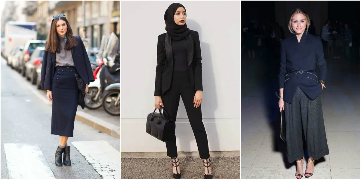 10 Padu Padan Blazer Hitam yang Asyik dan Nggak Melulu Formal. Banyak Banget Kreasinya!