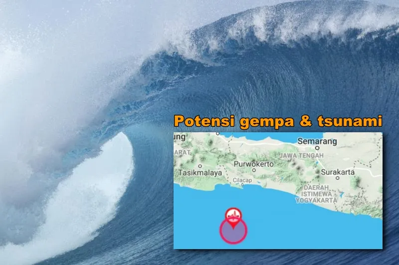 Katanya, Pantai Selatan Jawa Akan Dilanda Gempa 8,8 SR & Tsunami Setinggi 20 Meter. Yuk, Mulai Waspada!
